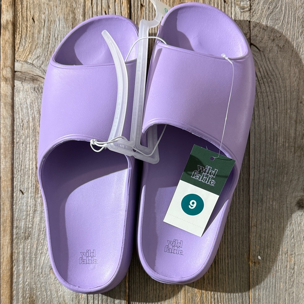 Wild Fable‎ Light Purple Robbie Slides